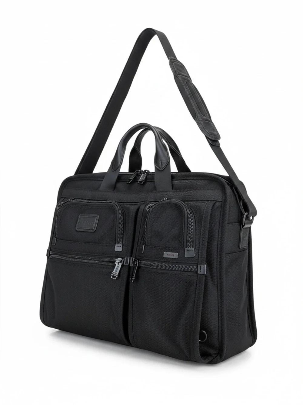Tumi Alpha Nylon Men’s Briefcase Laptop Bag in Black